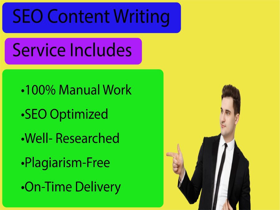 I will provide manually 1300+ words high quality content writing with plagiarism free