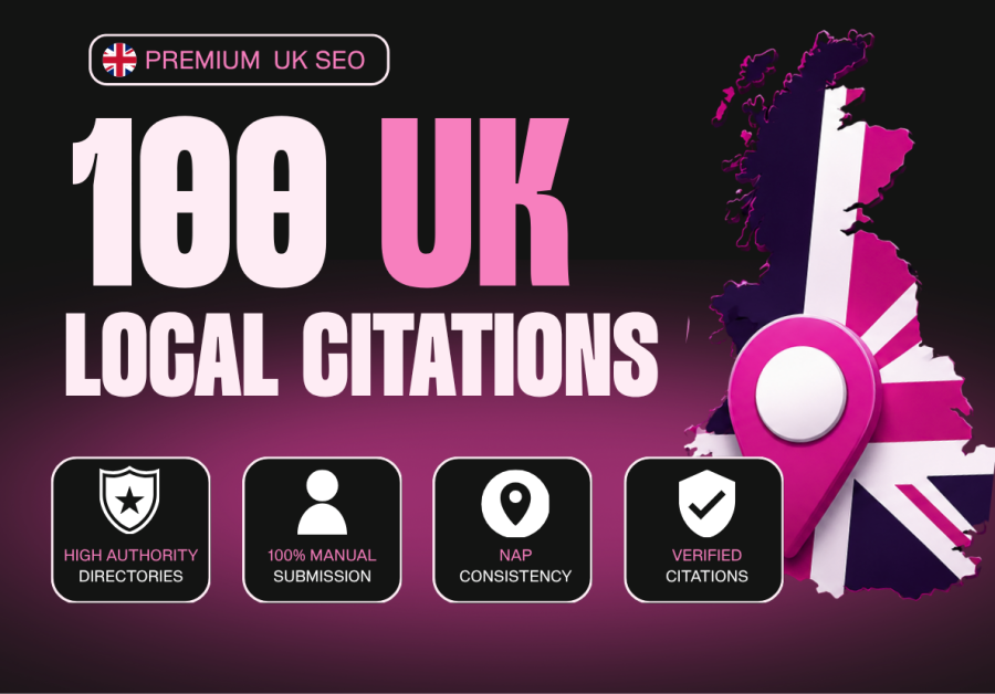 I Will Build 100 High Quality UK Local Citations for Better Local SEO Rankings