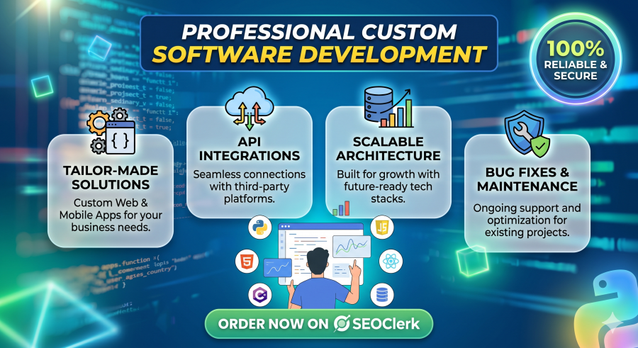 I will build a custom SaaS tool, Web App, or Python Automation script