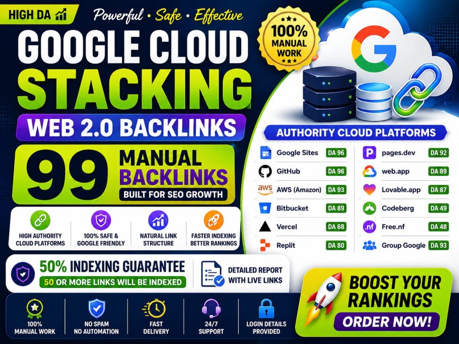 Fast Ranking Web 2.0 Backlinks | High DA SEO Link Building Service