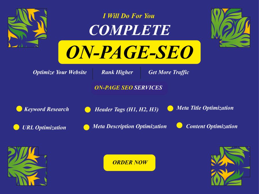 I am SEO Specialist, I make Professional Onsite SEO Optimization ,Website ranking and Technical SEO