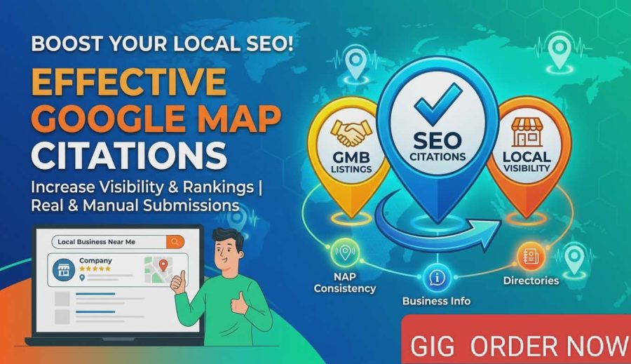 I will boost your local business ranking with Google Maps Citations.