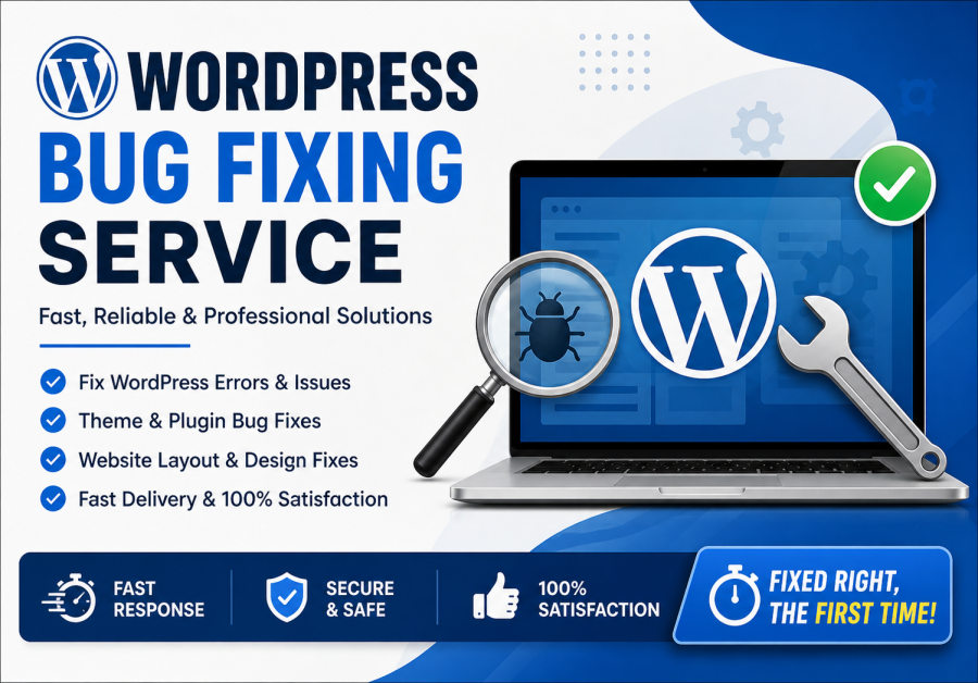 I will fix WordPress bugs, errors, and issues quickly and professionally.