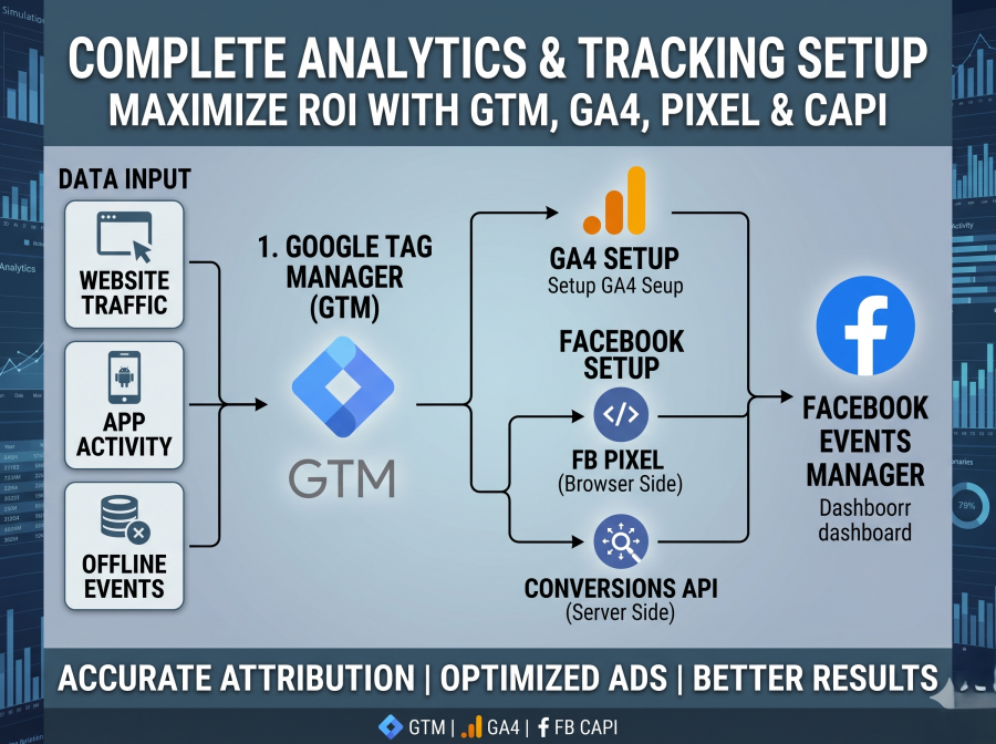 Expert GA4, GTM, and Conversions API (CAPI) Tracking Setup for Enhanced ROI