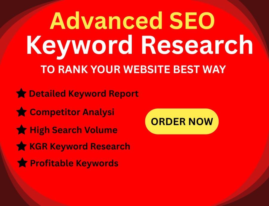 I will provide professional SEO keyword research and deep competitor analysis