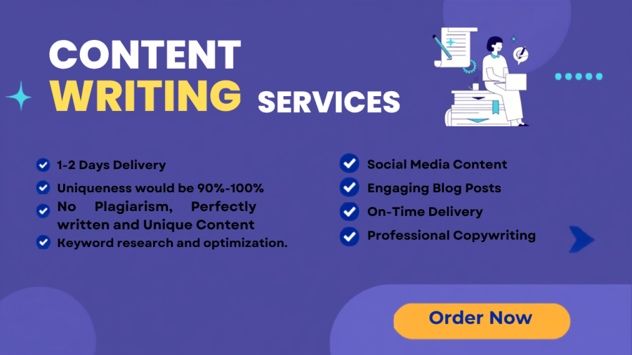 I Will Write Quality, SEO-Friendly, and Unique Content for Website