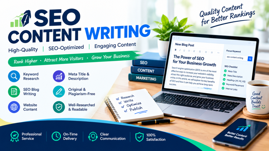 I will write SEO optimized articles and blog posts with keyword research