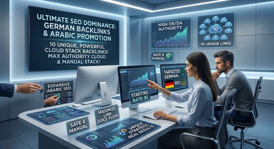 I will provide 10 Powerful CLOUD STACK Backlinks: German & Arabic Authority SEO