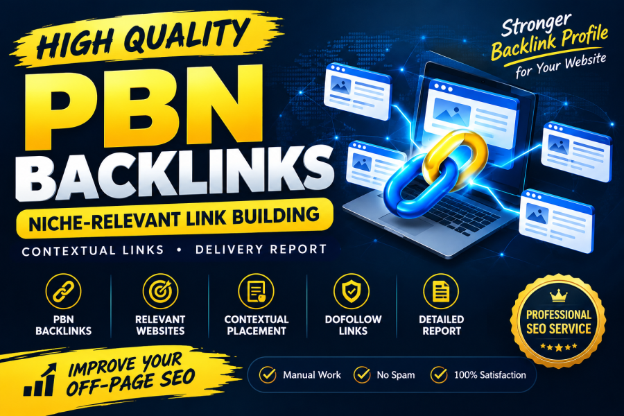 I will build niche relevant PBN backlinks for your website SEO