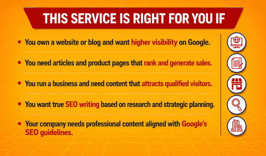 Professional SEO Articles for Better Google Rankings