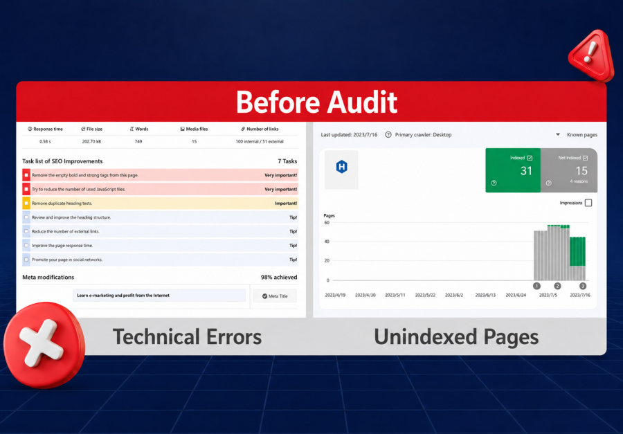 Complete SEO Audit & Action Plan to Improve Your Google Rankings