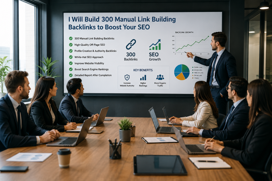 I Will Build 300 Manual Link Building Backlinks to Boost Your SEO