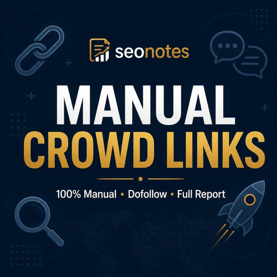 High quality manual crowd links from relevant forums for SEO