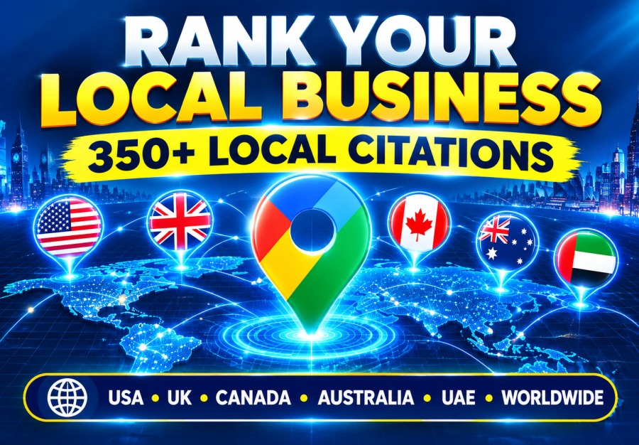 I will build high authority local citations for USA UK Canada Australia UAE