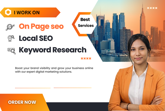 I Work on Complete SEO On-Page, Technical, Keyword Research, Competitor Analysis & Local SEO