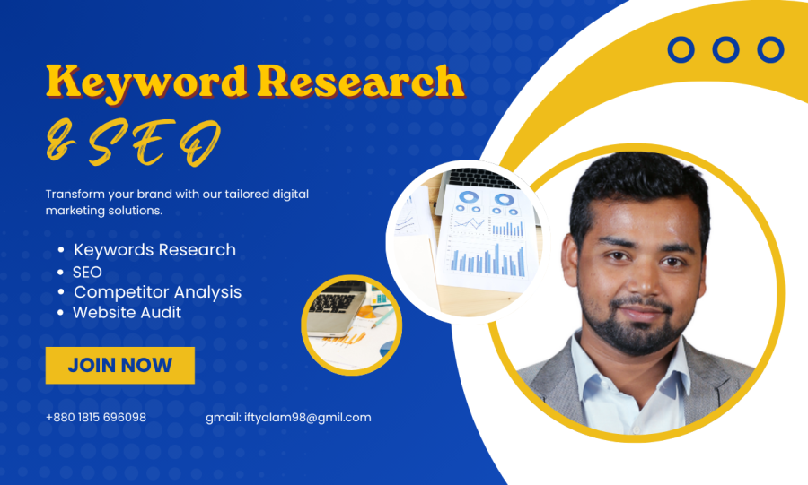 SEO keyword and Competior research for your website