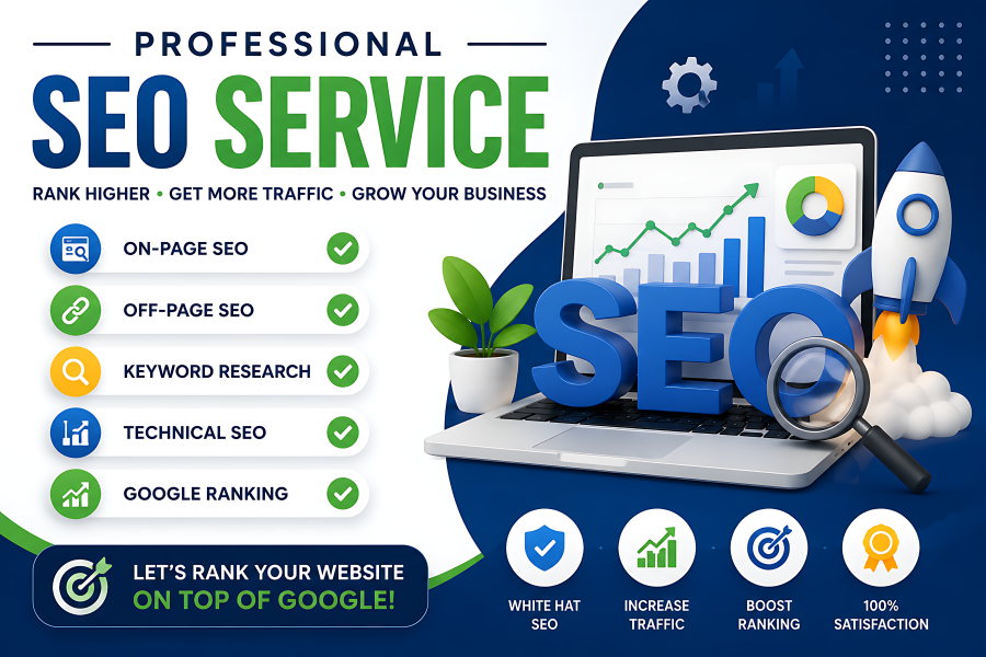 I Will Do Professional On-Page and Off-Page SEO for Google Ranking
