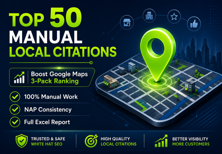 I will do Top 50 High-Authority Manual Local Citations for USA, UK, Canada, Australia