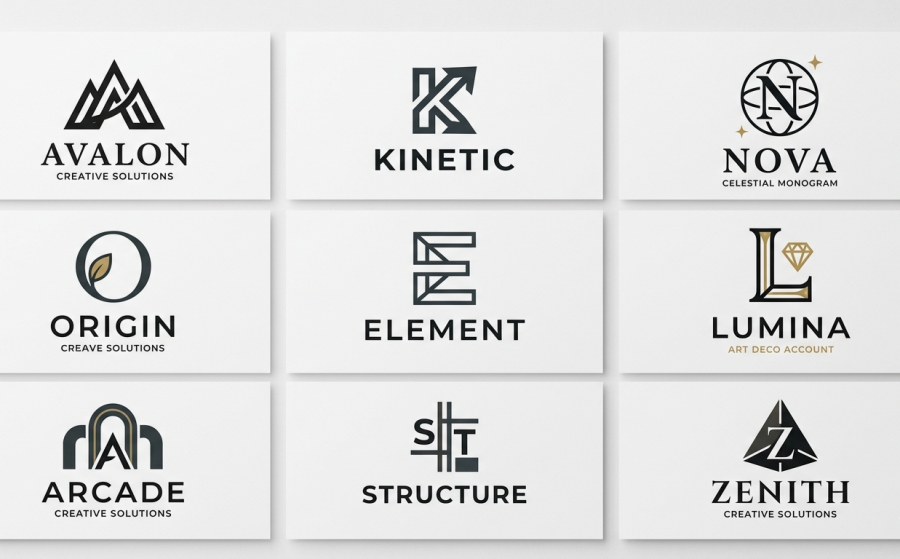 I Will Design Unique Modern Minimal Logo For Business Branding