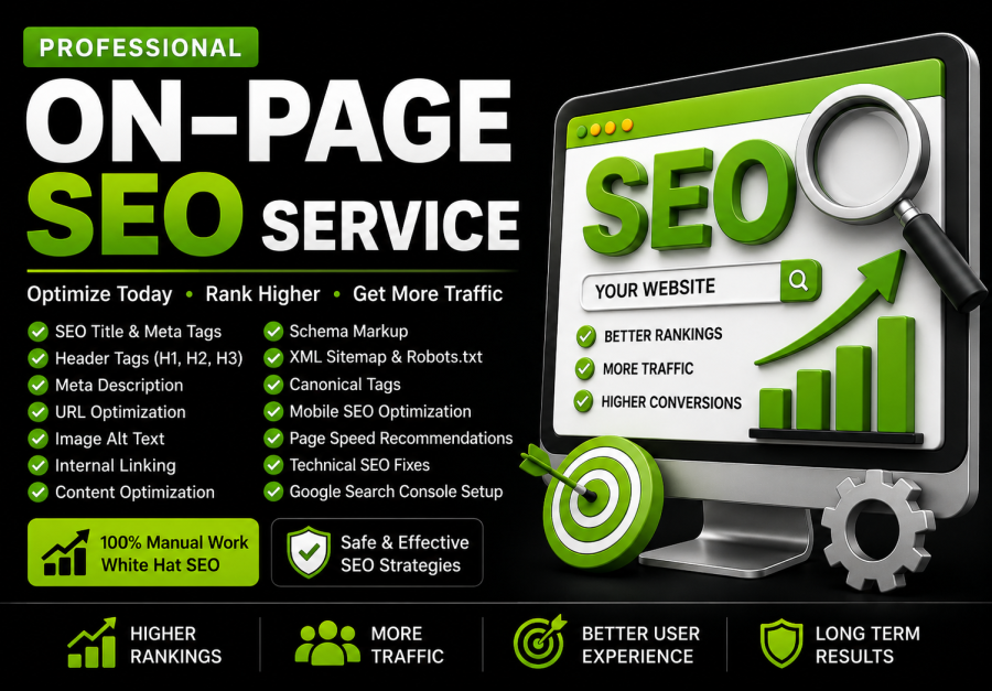 Professional On-Page SEO Service to Improve Your Website Rankings