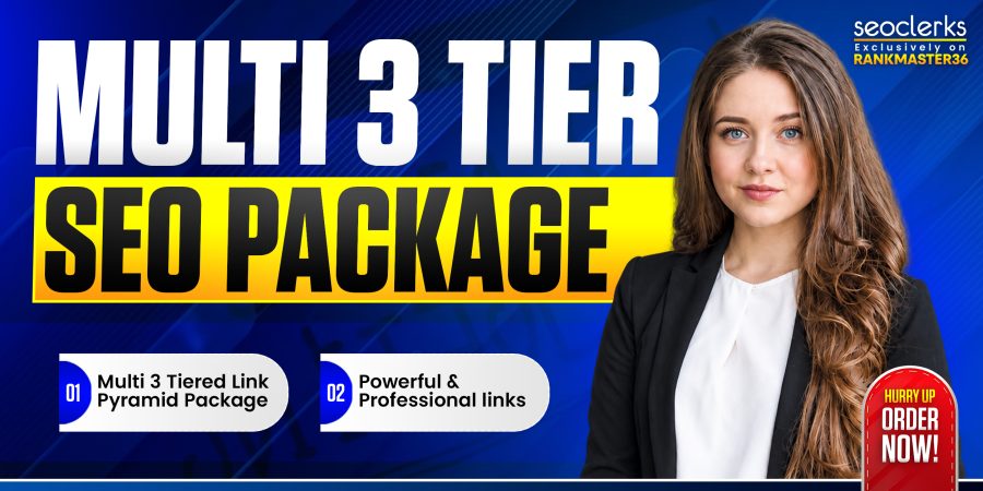 Premium 3 Multi Tier Link Pyramid SEO Package Powerful Backlink Link Building