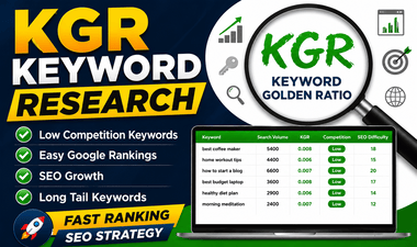 I Will Do Keyword Golden Ratio Research for Your Website