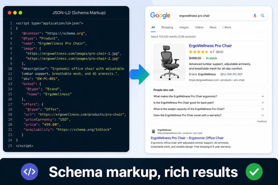 I will do schema markup, structured data, rich snippets for your website
