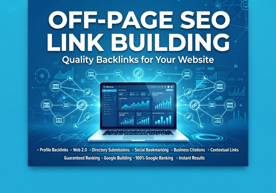 I will build high quality off page SEO backlinks for your website
