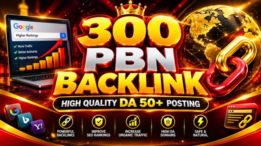 I will build 300 high quality PBN backlinks with DA 50+ sites