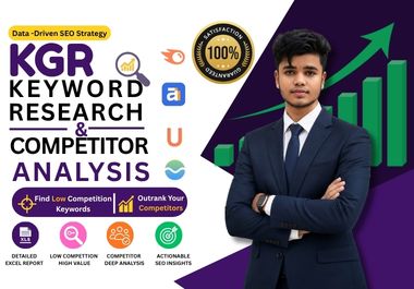 I will provide expert SEO keyword research using the KGR method to help your website