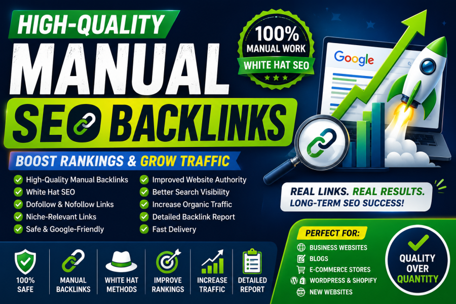 I Will Build High-Quality Manual SEO Backlinks for Better Google Rankings