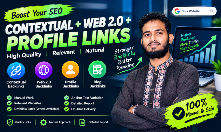 I will build high quality backlink's for your website 