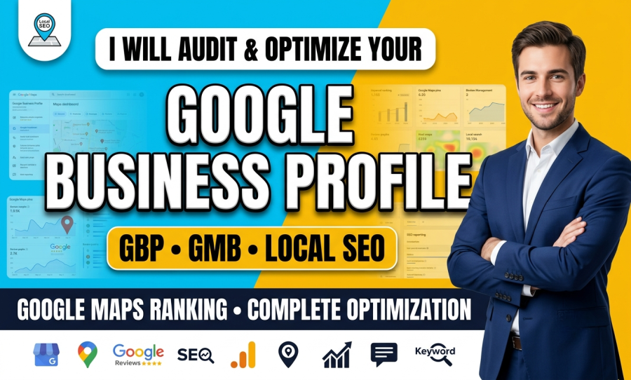 I will audit and optimize your Google Business Profile GBP for local SEO