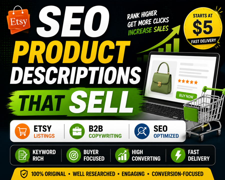 I will optimize your Etsy product listing for SEO and sales