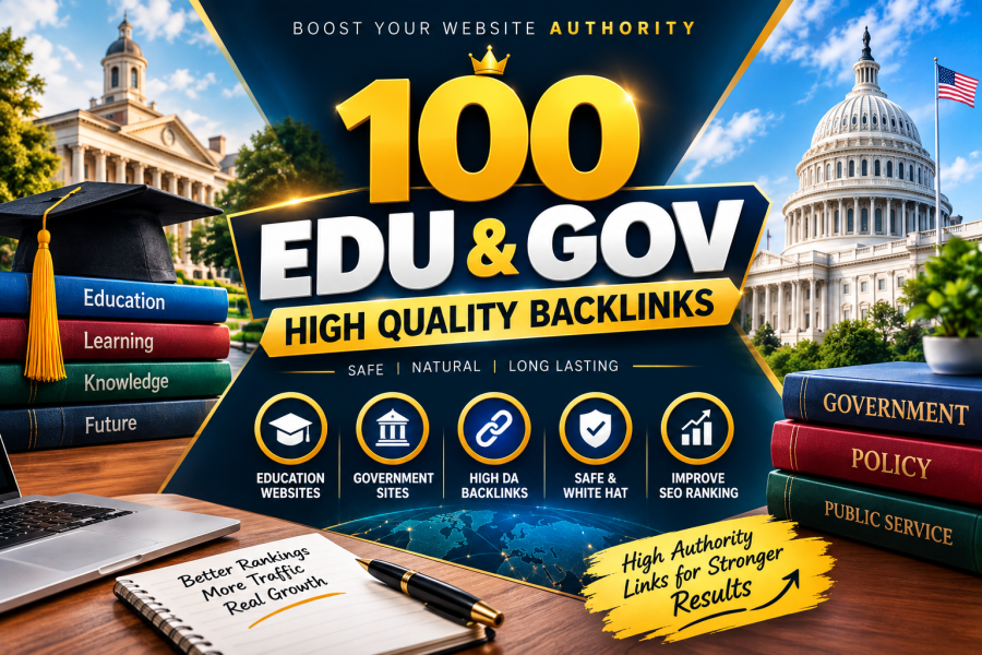 I will deliver 100 high authority EDU GOV backlinks for SEO growth 