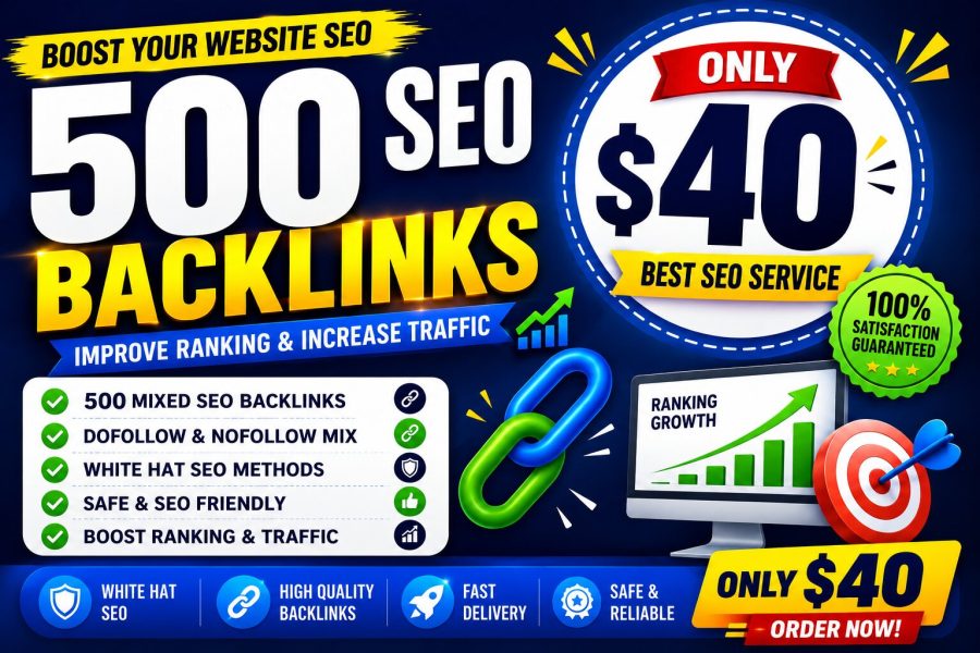 I Will Create 500 SEO Backlinks for Your Website | White Hat Link Building
