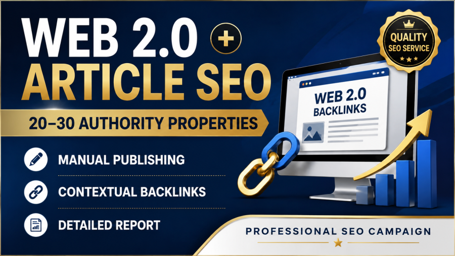  I Will Build High Authority Manual Web 2.0 Backlinks for Google Rankings