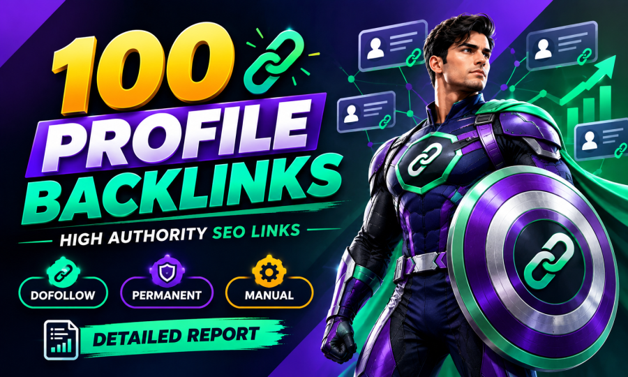 100 High Authority Profile Backlinks Manual SEO Link Building