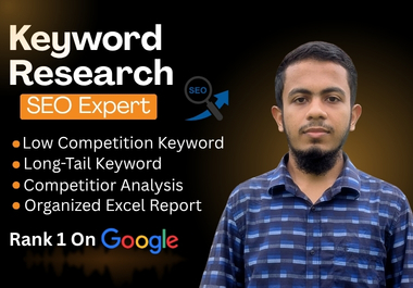I will do SEO Keyword research for your website and business
