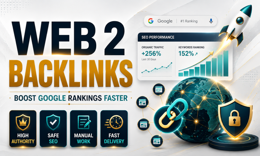 100 Premium WEB 2.0 Backlink for Better Rankings,Trust & Long-Term SEO 