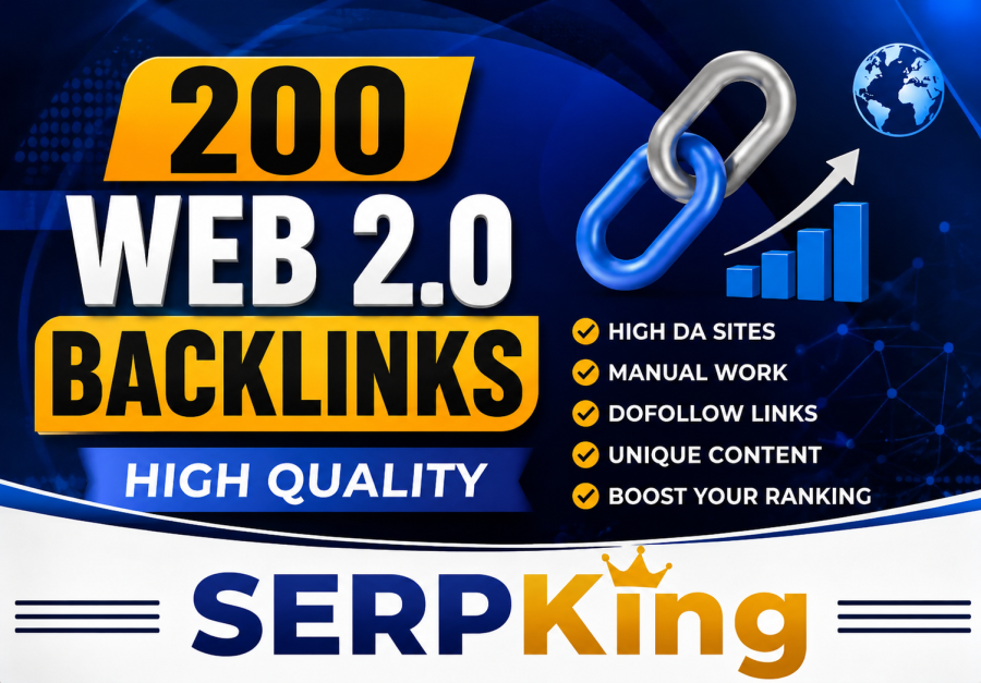 200 Authority Web 2.0 Permanent Backlinks for Better SEO