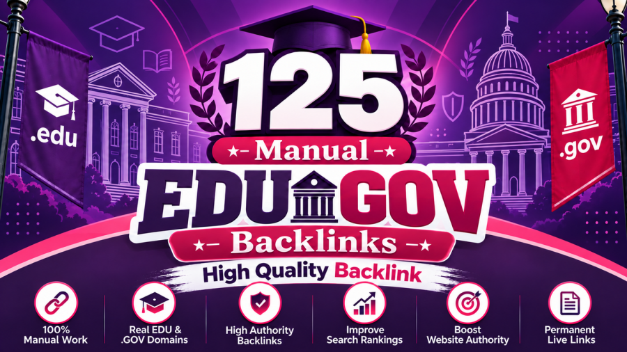 I Will Create 125 Manual EDU and GOV Backlinks for Powerful Off-Page SEO