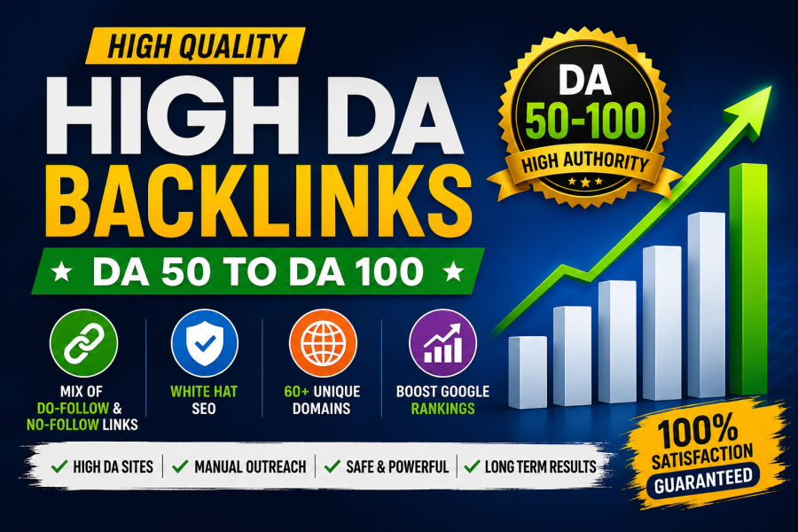 10 High DA 50 to DA 100 Authority Backlinks for SEO