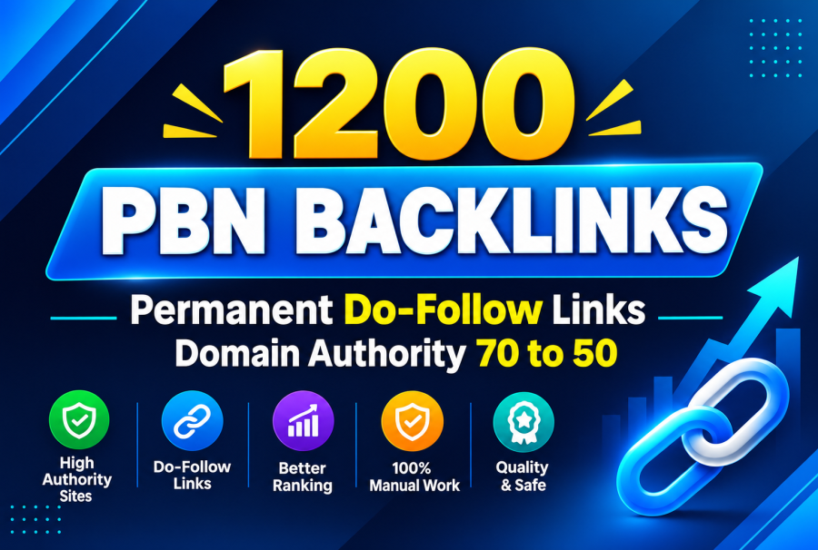 1200 High Authority PBN Backlinks | DA 50&ndash;90 Unique Domains | Permanent Do-Follow Homepage Links