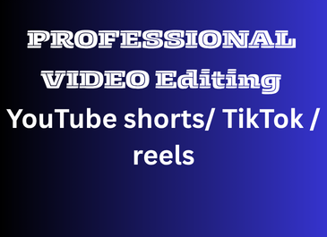 I will do professional AI video editing for YouTube Shorts, Reels and TikTok