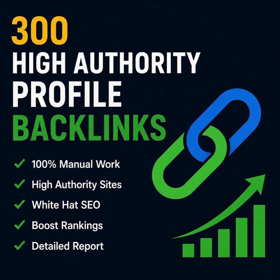 Powerful High Authority White hat SEO profile Link Building