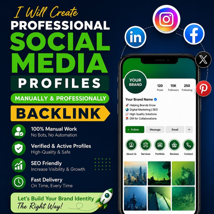  Manually Create Social Profile SEO Link Building 