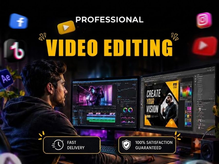 I Will Professionally Edit YouTube Videos, YouTube Shorts, TikTok and Instagram Reels
