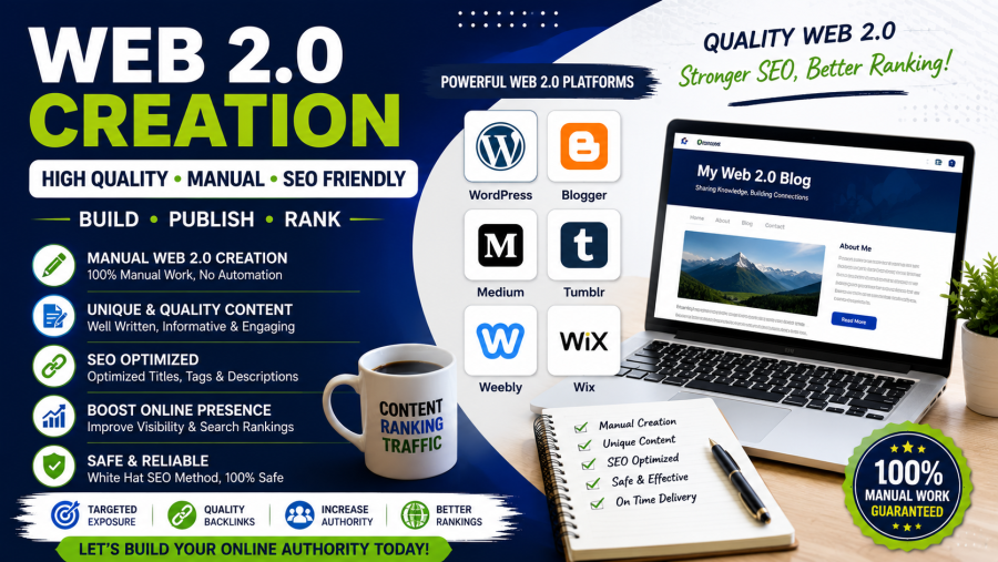 Create Professional Web 2.0 Sites for SEO