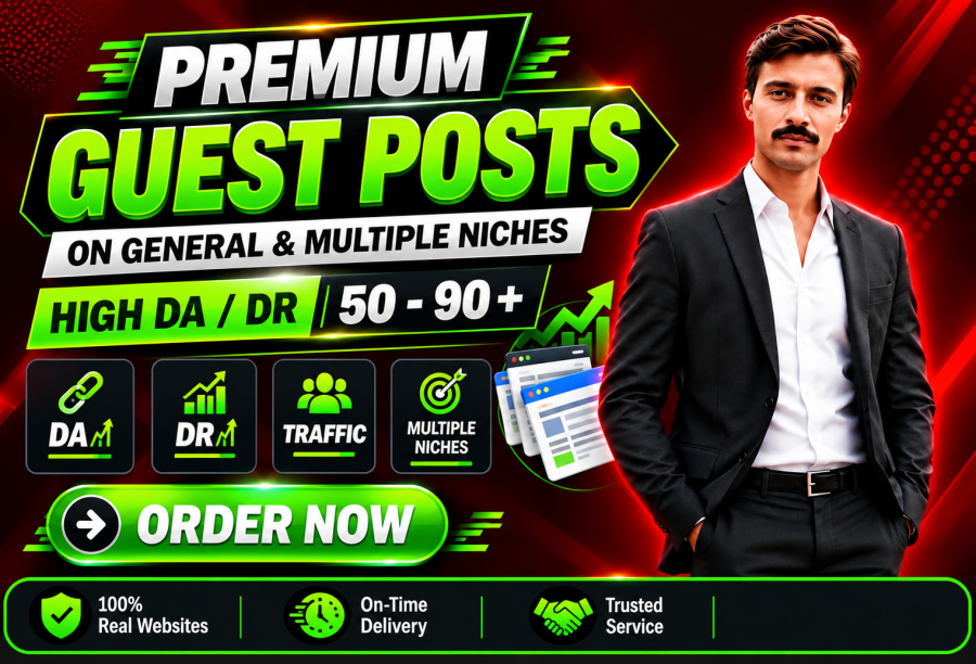 I will provide high quality guest posting on authority websites with dofollow backlinks